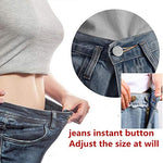1 Set of 10 Quick Buttons Perfect Buttons, Adjustable Jeans Button, The one inch Button Adds Or Removed an Inch to Your Pants Waist in Seconds