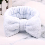 New Letter "OMG" Coral Fleece Soft Bow Headbands for women Girls Cute Hair Holder Hairbands Hair Bands Headwear Hair Accessories - Odd Owl