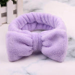 New Letter "OMG" Coral Fleece Soft Bow Headbands for women Girls Cute Hair Holder Hairbands Hair Bands Headwear Hair Accessories - Odd Owl