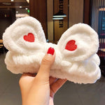 Wash Face Hair Holder Hairbands Soft Warm Coral Fleece Bow Animal Ears Headband For Women Girls Turban Fashion Hair Accessories - Odd Owl