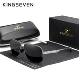 KINGSEVEN 2020 Brand Men Aluminum Sunglasses Polarized UV400 Mirror Male Sun Glasses Women For Men Oculos de sol - Odd Owl