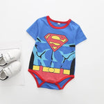 Superman Summer Baby Rompers Newborn Baby Boy Girl Romper Short sleeve Jumpsuit Clothes Baby Clothes Cotton Outfits 0-18M - Odd Owl