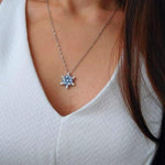 Vintage Multilayer Crystal Pendant Necklace Women Gold Color Beads Moon Star Horn Crescent Choker Necklaces Jewelry New - Odd Owl