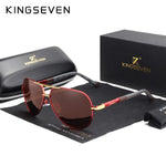 KINGSEVEN Men Vintage Aluminum Polarized Sunglasses Classic Brand Sun glasses Coating Lens Driving Eyewear For Men/Women - Odd Owl