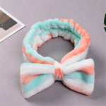 New Letter "OMG" Coral Fleece Soft Bow Headbands for women Girls Cute Hair Holder Hairbands Hair Bands Headwear Hair Accessories - Odd Owl