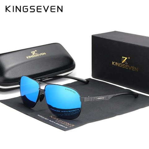 KINGSEVEN 2020 Brand Men Aluminum Sunglasses Polarized UV400 Mirror Male Sun Glasses Women For Men Oculos de sol - Odd Owl