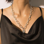 Vintage Multilayer Crystal Pendant Necklace Women Gold Color Beads Moon Star Horn Crescent Choker Necklaces Jewelry New - Odd Owl